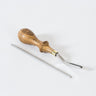 A round edger 3 tool by Ron's Tools used for leatherworking and leathercraft on a white background.