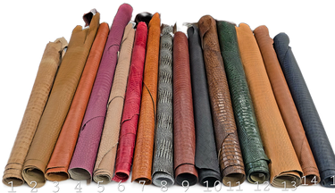 Embossed leather for Bagmaking