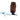 A 5oz amber-colored glass glue jar labeled with 'Maker's Leather Supply' with a brush connected to the cap, placed on a white background
