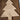 A leather tree used for gifts or holiday tree ornaments. 