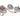 A combination beveler and lace cutter tool with attachments for different angles, primarily in silver color, with a leather lace running through it.