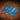 Four blue acrylic templates used for creating a nose straps made of leather for a horse, set on a brown textured leather background. 