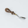 A straight french edger 9 tool by Ron's Tools used for leatherworking and leathercraft on a white background.