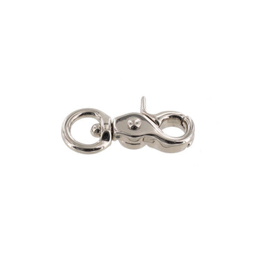 3012A 3/8" Nickel Plate, Extra Mini Swivel Trigger Snap, Solid Brass-LL